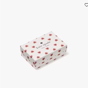 Kate Spade Heart Print Wristlet & Key Chain